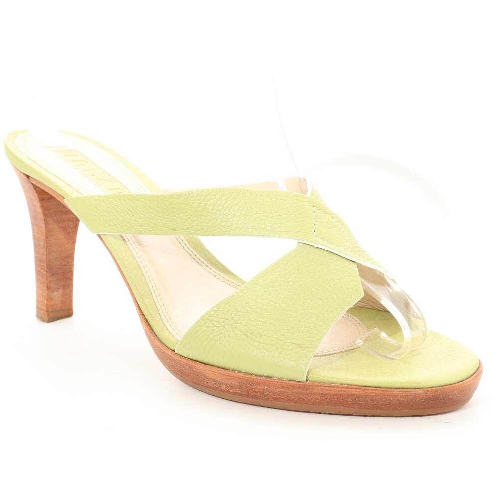 Unisa Sandals High Heels Slip On Casual Dress Green Size 7.5 ($) 4352